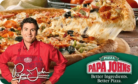  Papa John's Pizza $25 Gift Card : Gift Cards